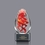 Custom Helix Hand Blown Art Glass Award w/ Black Base, 5" H x 2 1/2" W x 2 1/2" D, Price/piece