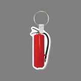 Key Ring & Full Color Punch Tag - Fire Extinguisher