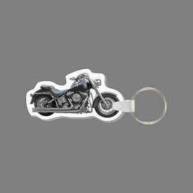Key Ring & Full Color Punch Tag - Harley Motorcycle
