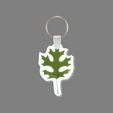 Key Ring & Full Color Punch Tag - Oak Leaf