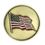 Custom American Flag Stock Ball Markers, Price/piece