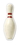 Custom 3.1-5 Sq. In. (B) Magnet - Bowling Pin, 30mm Thick, Price/piece