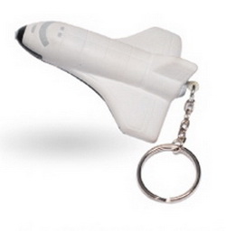 Space Shuttle Keychain Stress Reliever Toy