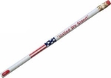 Custom Patriotic Pencil w/ Stars & Stripes