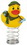 Custom Rubber Soldier In Camouflage Outfit Duck Bobble, Price/piece