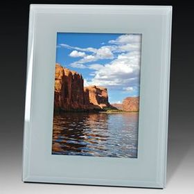Custom Glass Photo Frame (8"X9 3/4"X1/4") Holds 5 X 7 Image