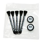 Custom Golf Tee Poly Packet with 5 Tees & 2 Markers