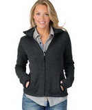 Custom Women's Heathered Fleece Jacket