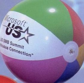 Custom Inflatable Multi Color Beachball / 36"