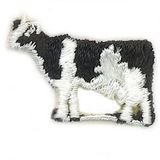 Custom Animal Embroidered Applique - Cow