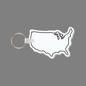Custom Key Ring & Punch Tag - USA