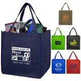 Custom 80Gsm Non-Woven Grocery Shopping Tote Bag, 12 1/2