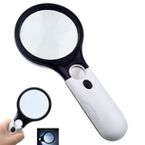 Custom 3 LED Handheld Magnifying Glass