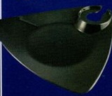 Custom Triangle Plate W/Wine Glass Holder