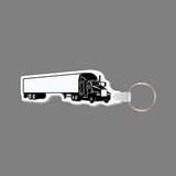 Key Ring & Punch Tag W/ Tab - Semi-Truck (Left Side)