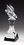 Custom Soaring High Optic Crystal Eagle Tower Award - 10 1/2" h, Price/piece
