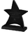Custom Black Moving Star Award (6 1/2"x 7 1/4"x 3/4") Laser Engraved, Price/piece
