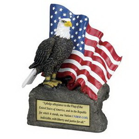 Blank Hand Painted Allegiance Eagle Trophy (7 1/2")(Without Base)