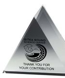 Custom Thick Freestanding Triangle Award (7