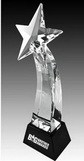 Custom Crystal Star Award, 2 3/4