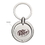 Custom Circular Metal Key Tag, 1 1/2" W x 3" H, Price/piece