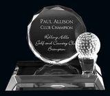 Custom Galbraithe Crystal Golf Award (5.75
