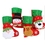 Blank Mini Christmas Stocking, 6" H x 4" L x 3.5" D, Price/piece