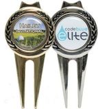 Custom Magnetic Ball Marker/ Divot Tool With Clip