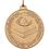Custom Lamp of Learning w/ Wreath Border J Series Medal (2"), Price/piece