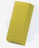Custom Gold Bar Stress Reliever Squeeze Toy