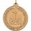 Custom Reading w/ Wreath Border J Series Medal (2"), Price/piece