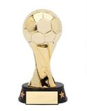 Custom Gold Soccer Spiral Resin Award (5 1/2