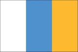 Custom Canary Islands Endura Gloss Mounted Flag of the World (4