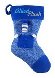 Custom Blue Sock Monkey Stocking 15