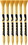 Custom 6 Pack of Bamboo Golf Tees, 2 3/4" L, Price/piece