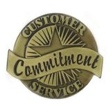 Blank Corporate - Customer Service Commitment Lapel Pin, 1
