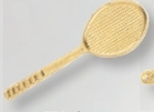 Custom Tennis Racquet Award Pin
