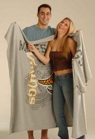 Custom Oversized Embroidered Sweatshirt Blanket (54"x84")