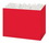 Custom Red Large Basket Box, 10 1/4" L x 6" W x 7 1/2" H, Price/piece