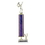 Custom Purple Splash Column Trophy w/Figure Mount & Eagle (20"), Price/piece