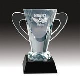 Custom Crystal Cup on Black Pedestal Base(6.5