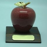 Custom Genuine Marble Apple Award (Screen printed)