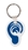 Custom Ear Symbol Key Tag, Price/piece