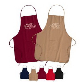 Custom 100% Cotton Apron, 30" L x 22" W