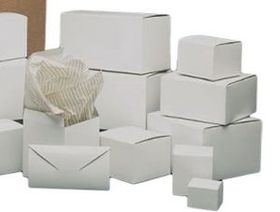 Custom White Giftware Box (8"x8"x6")
