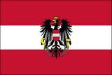 Custom Austria w/ Eagle Nylon Outdoor UN Flags of the World (3'x5')