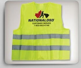 Custom Nylon Safety Vest, 26 1/2" W X 26" H