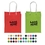 Custom Non-woven Grocery Shopping Bag With Polyester Rope handles, 7 /12" L x 9" H, Price/piece