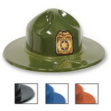 Custom Imprinted Plastic Smoky Hat (1-4 Color Printed Shield)