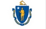 Custom Nylon Massachusetts State Indoor/ Outdoor Flag (5'x8')